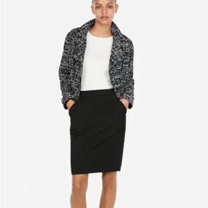 EXPRESS High Waited Pleated Pocket Pencil Skirt - Size 2 - Brand New w/Tags